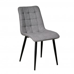 Lot de 4 chaises MUSE/ Gris clair