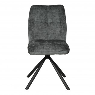 Chaise pivotante CORTINA / Gris foncé