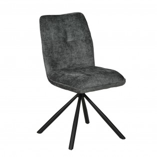 Chaise pivotante CORTINA / Gris foncé