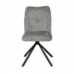 Chaise pivotante CORTINA /  Gris clair